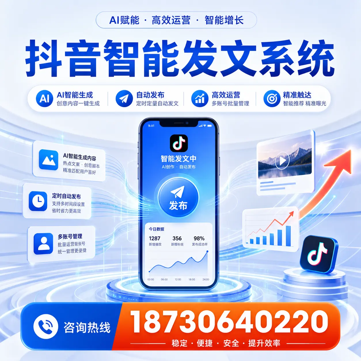 如何通过抖音智能发文系统提升 渭南 企业的市场竞争力