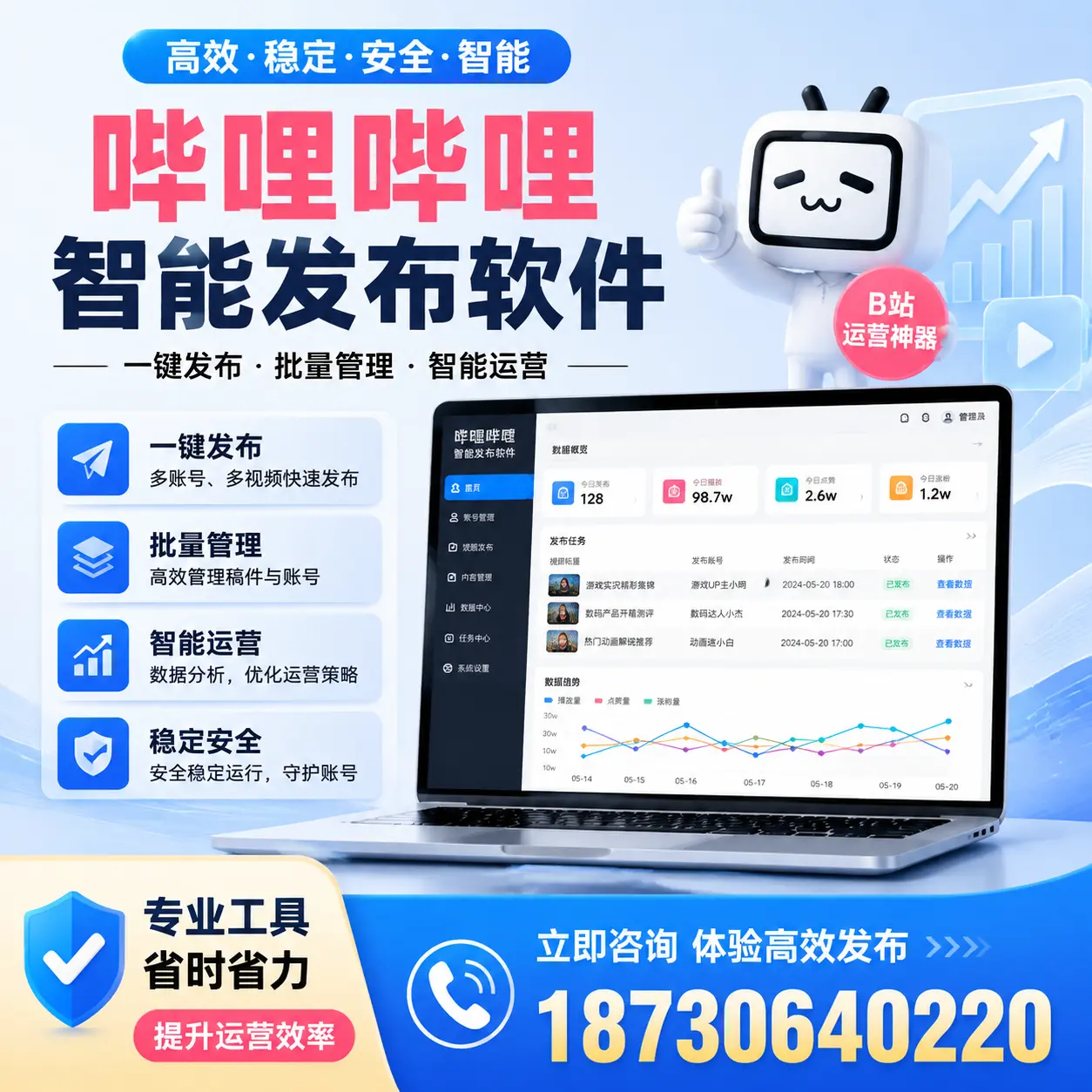 解密哔哩哔哩智能发布软件:功能与优势分析在 渭南